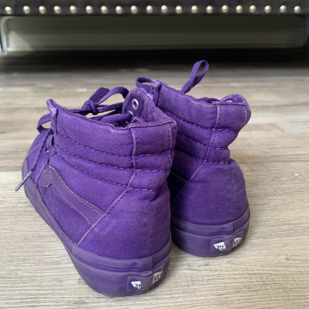 COPY - Extremely Purple Men’s Sk8 High Vans - Picture 3 of 3
